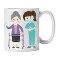 Caneca de Cerâmica Ajudante de Lar Mulher e Utente Mulher | Cucawik