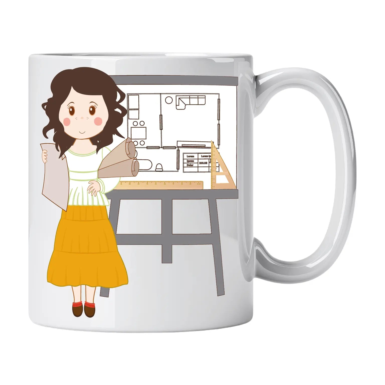 Caneca Arquiteto e Arquiteta Cucawik