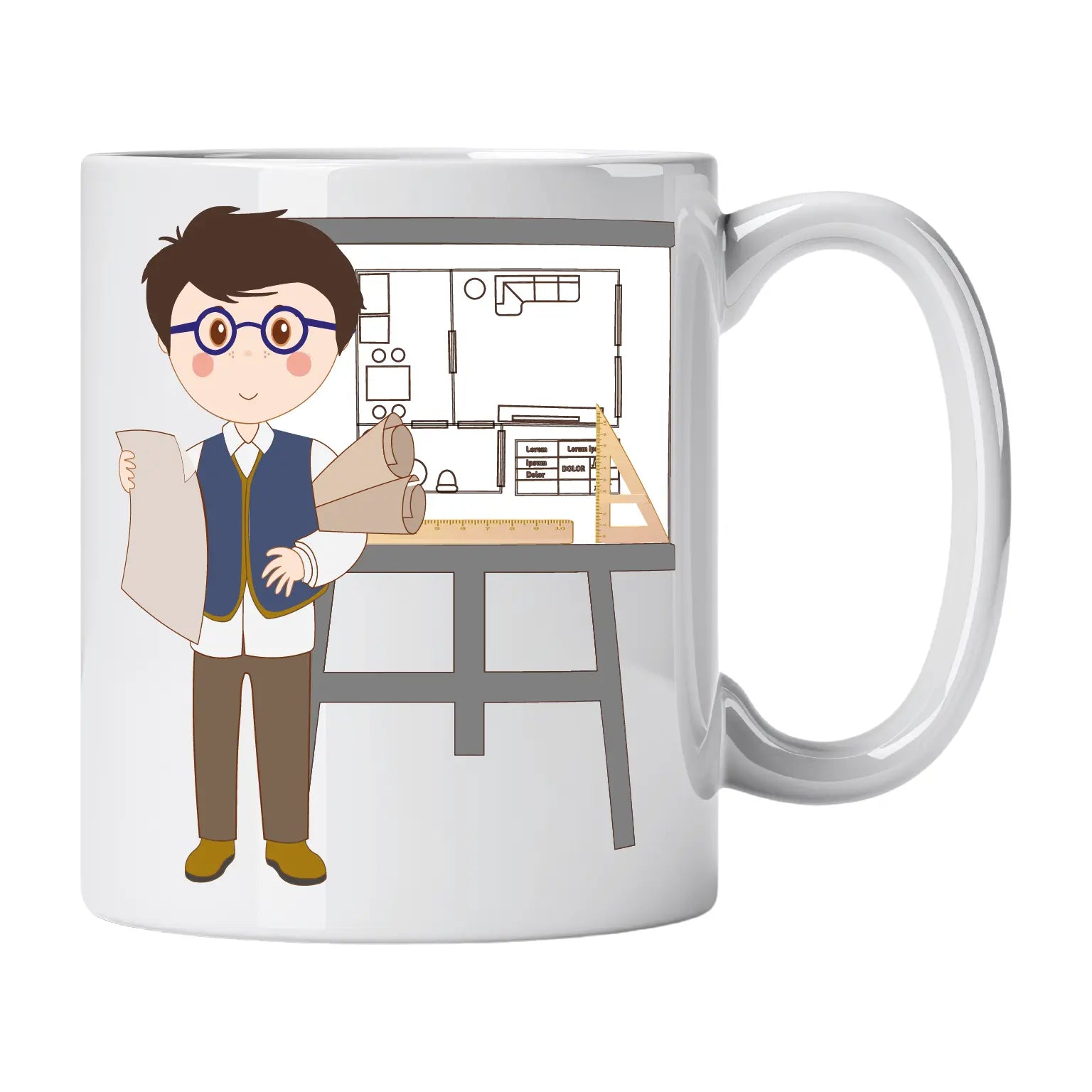 Caneca Arquiteto e Arquiteta Cucawik