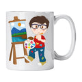 Caneca de Cerâmica Pintor Artista Plástico | Cucawik