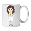 Caneca de Cerâmica Assistente Social Mulher|Cucawik
