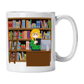 Caneca de Cerâmica Bibliotecária | Cucawik