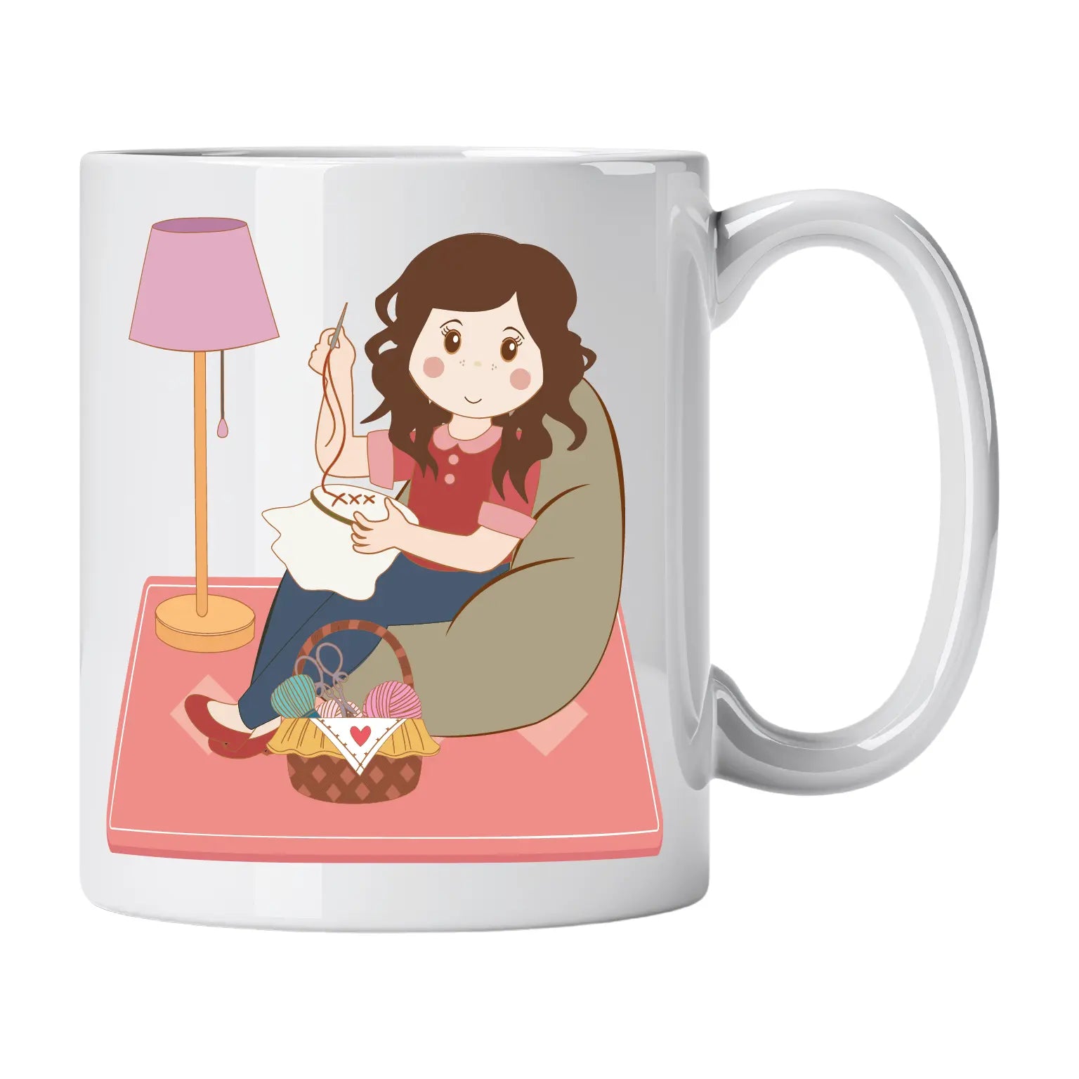 Caneca Bordadeira Cucawik