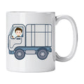 Caneca de Cerâmica Camionista Homem | Cucawik