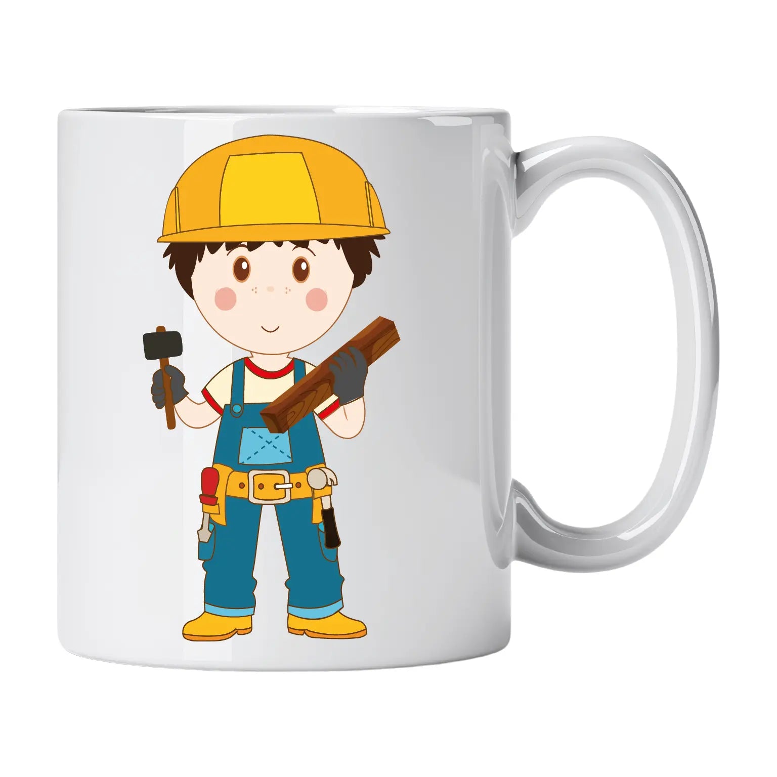 Caneca de Cerâmica Construtor | Cucawik