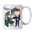 Caneca de Cerâmica Controlador Aéreo | Cucawik