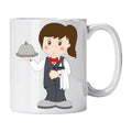Caneca de Cerâmica Empregada de Mesa | Cucawik