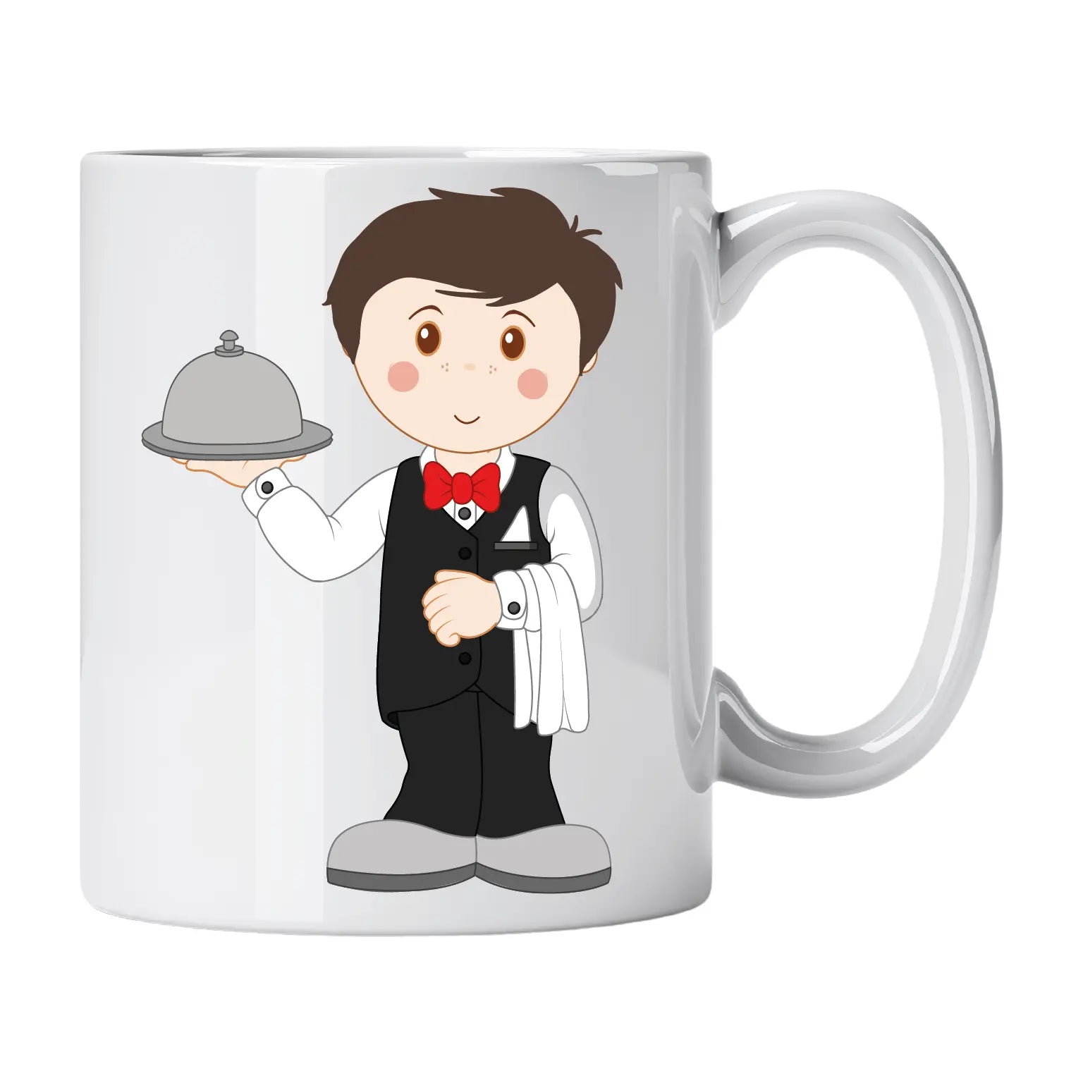 Caneca de Cerâmica Empregado de Mesa | Cucawik