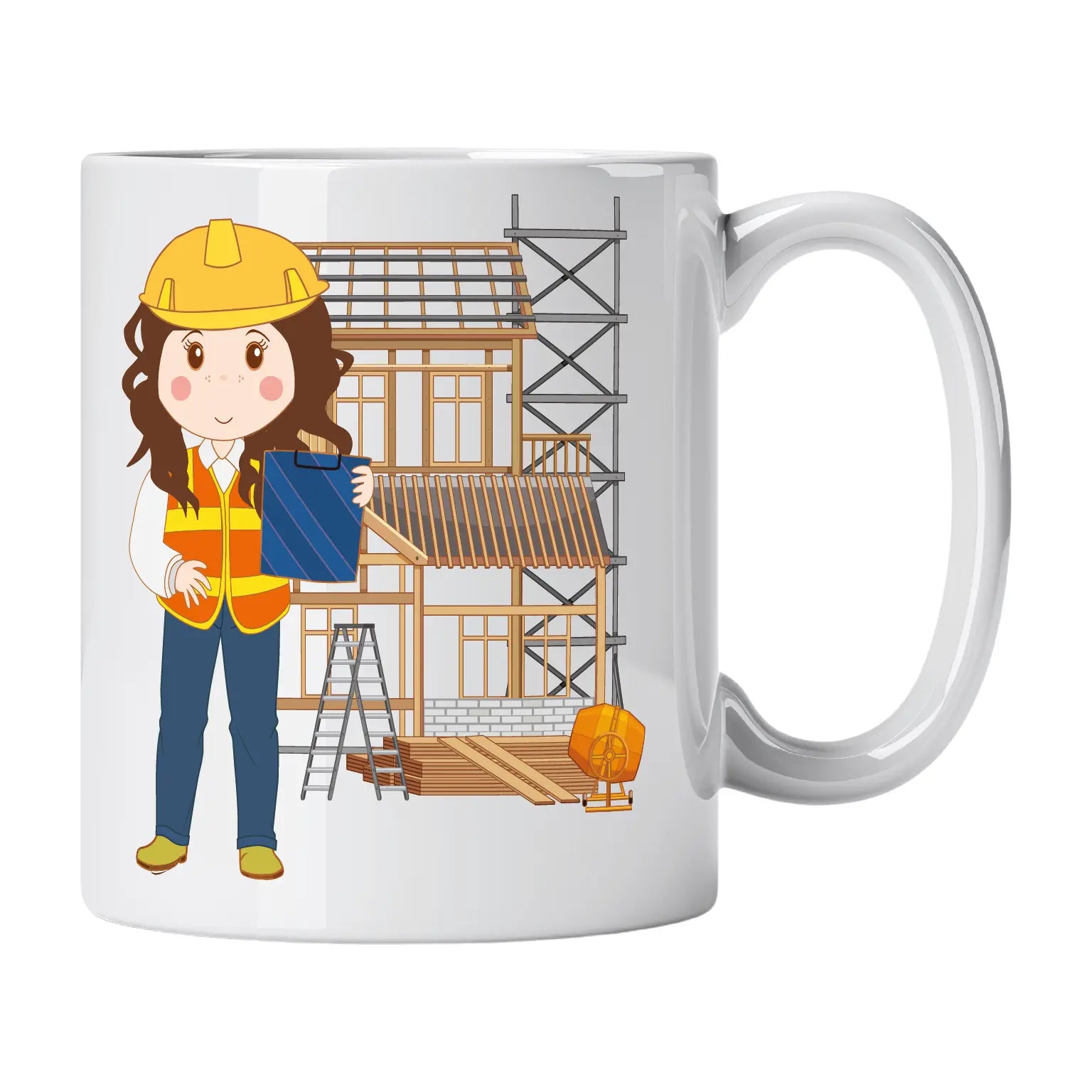 Caneca de Cerâmica Engenheira Civil | Cucawik