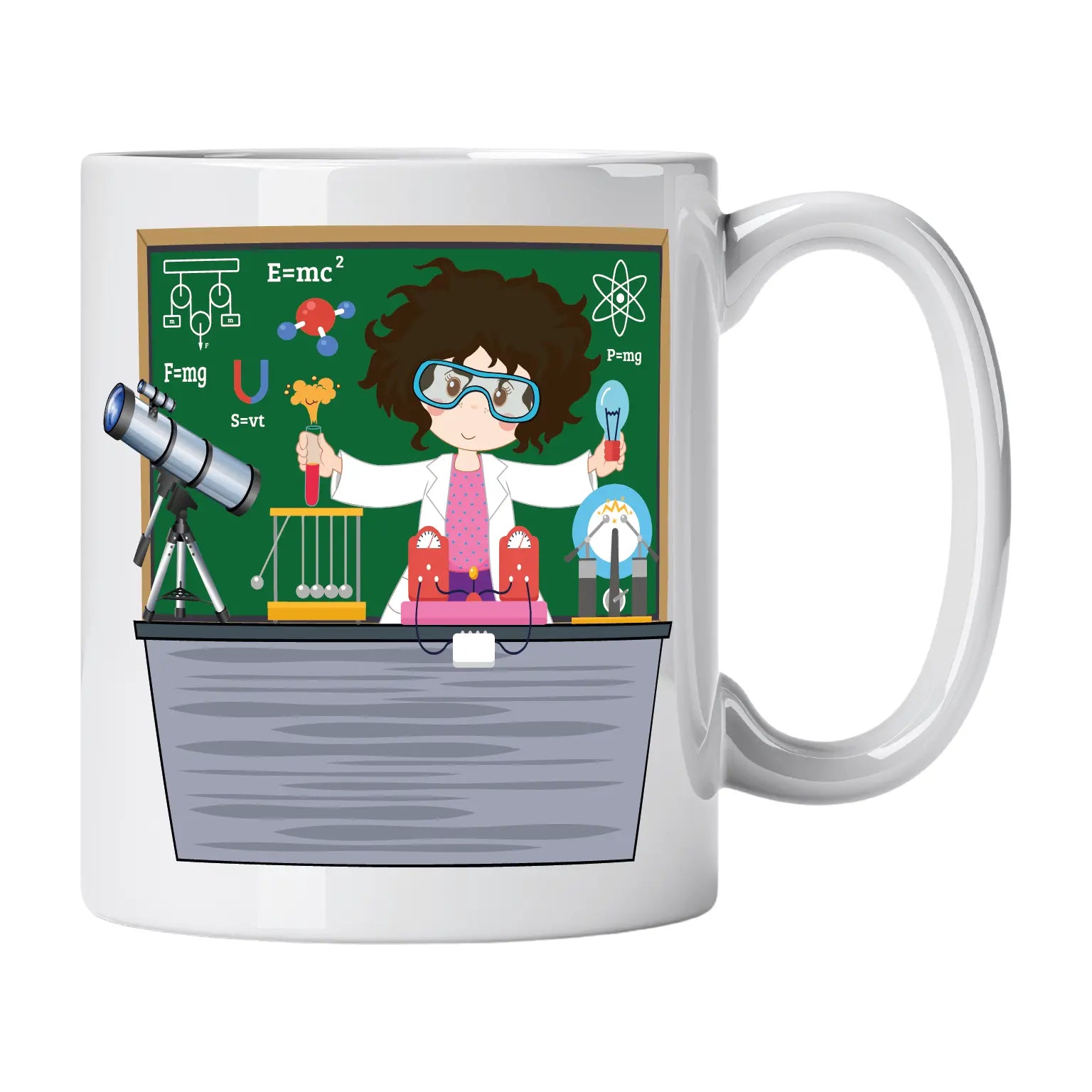 Caneca de Cerâmica Engenheira Física | Cucawik