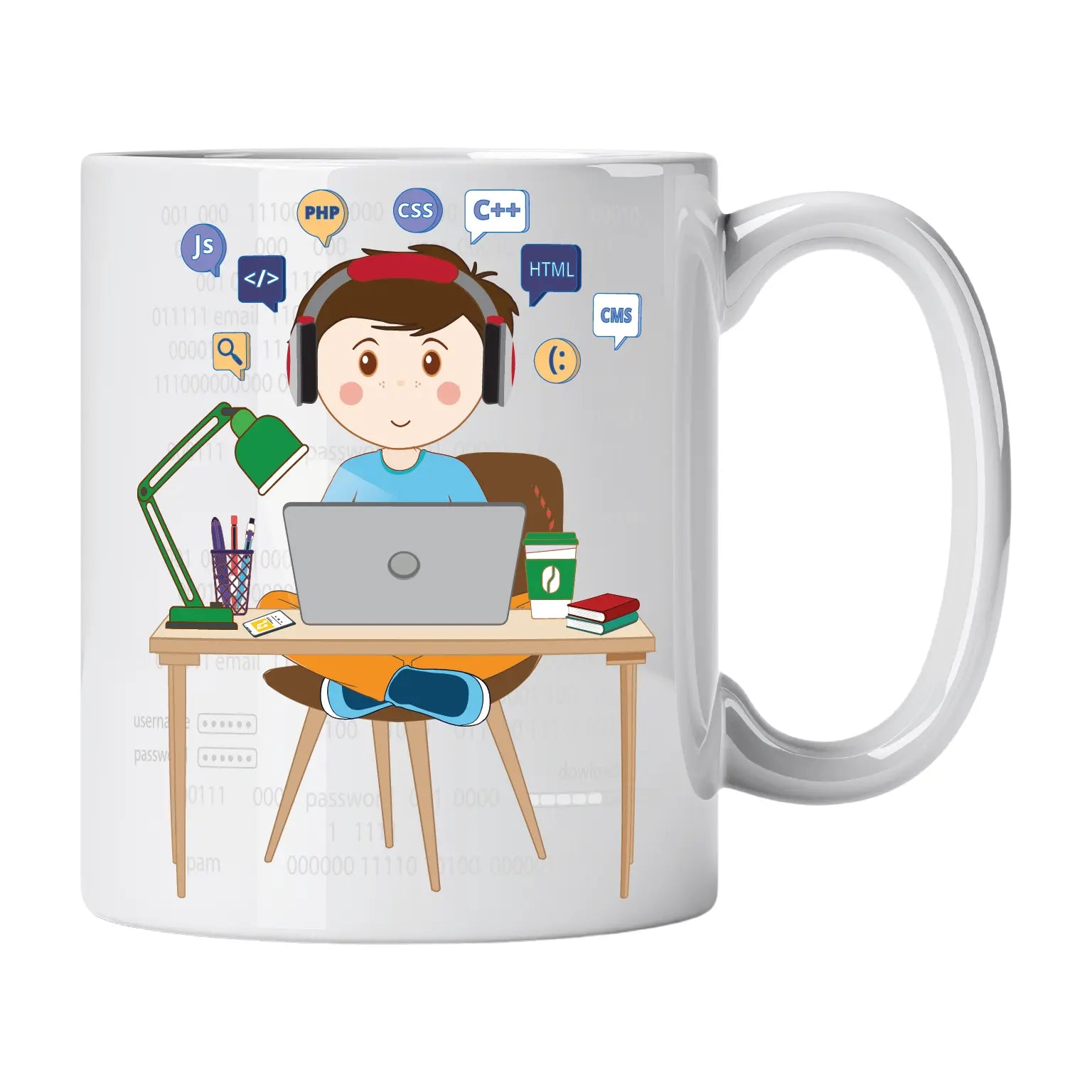 Caneca de Cerâmica Engenheiro Informático | Cucawik