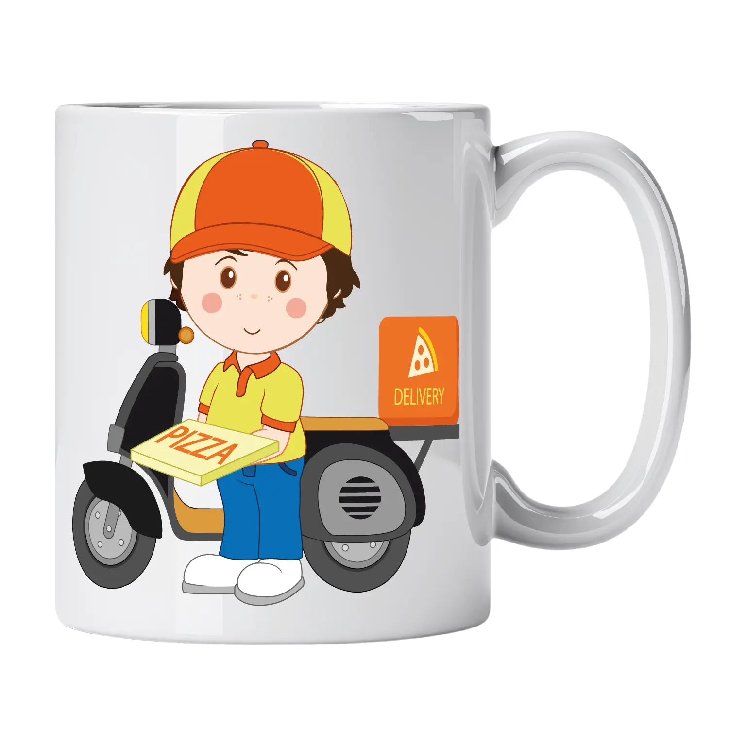 Caneca de Cerâmica Estafeta de Comidas | Cucawik