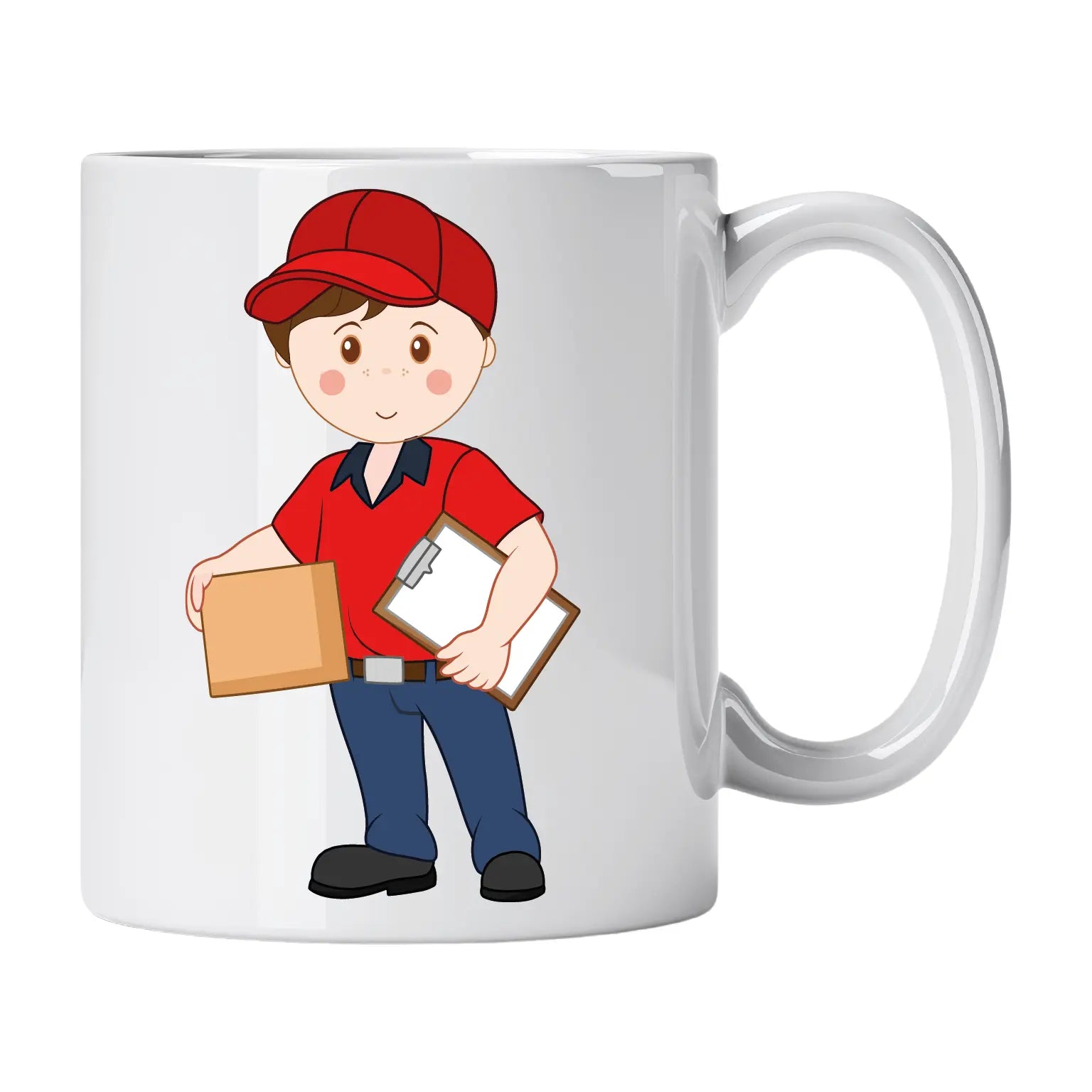 Caneca de Cerâmica Estafeta de Entregas | Cucawik