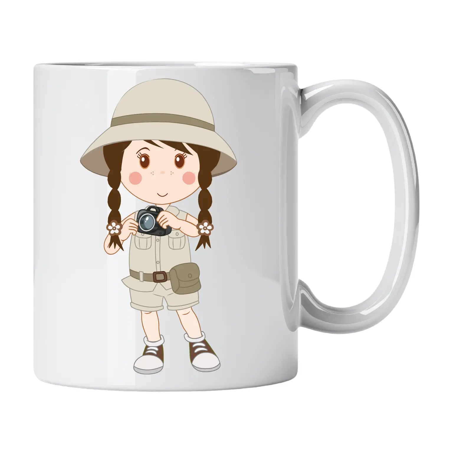 Caneca de Cerâmica Fotógrafa de Natureza | Cucawik