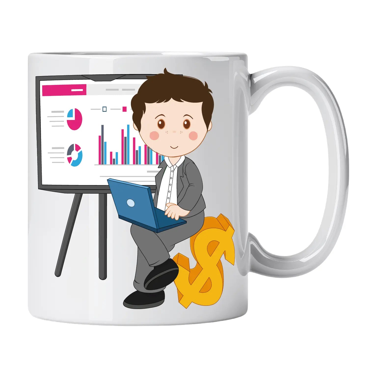 Caneca de Cerâmica Gestor de Contabilidade | Cucawik