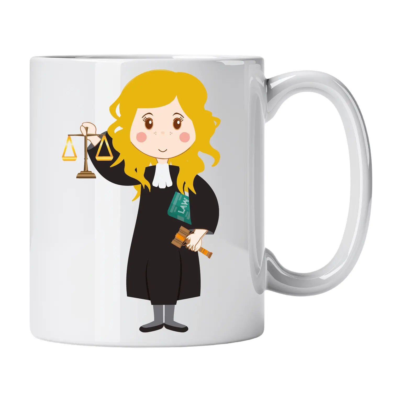 Caneca de Cerâmica Juíza | Cucawik