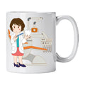 Caneca de Cerâmica Médica Dentista | Cucawik
