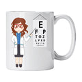 Caneca de Cerâmica Médica Oftalmologista | Cucawik