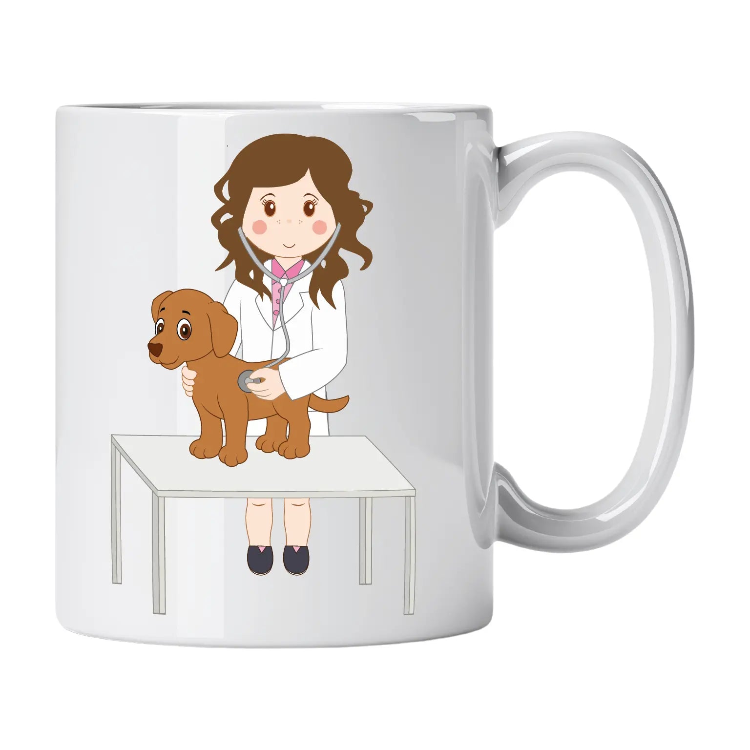 Caneca de Cerâmica Médica Veterinária | Cucawik
