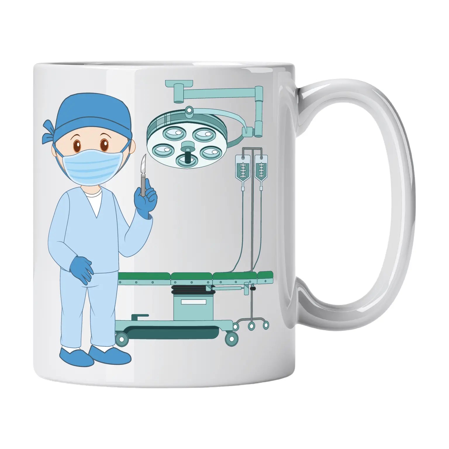 Caneca de Cerâmica Médico Cirurgião | Cucawik