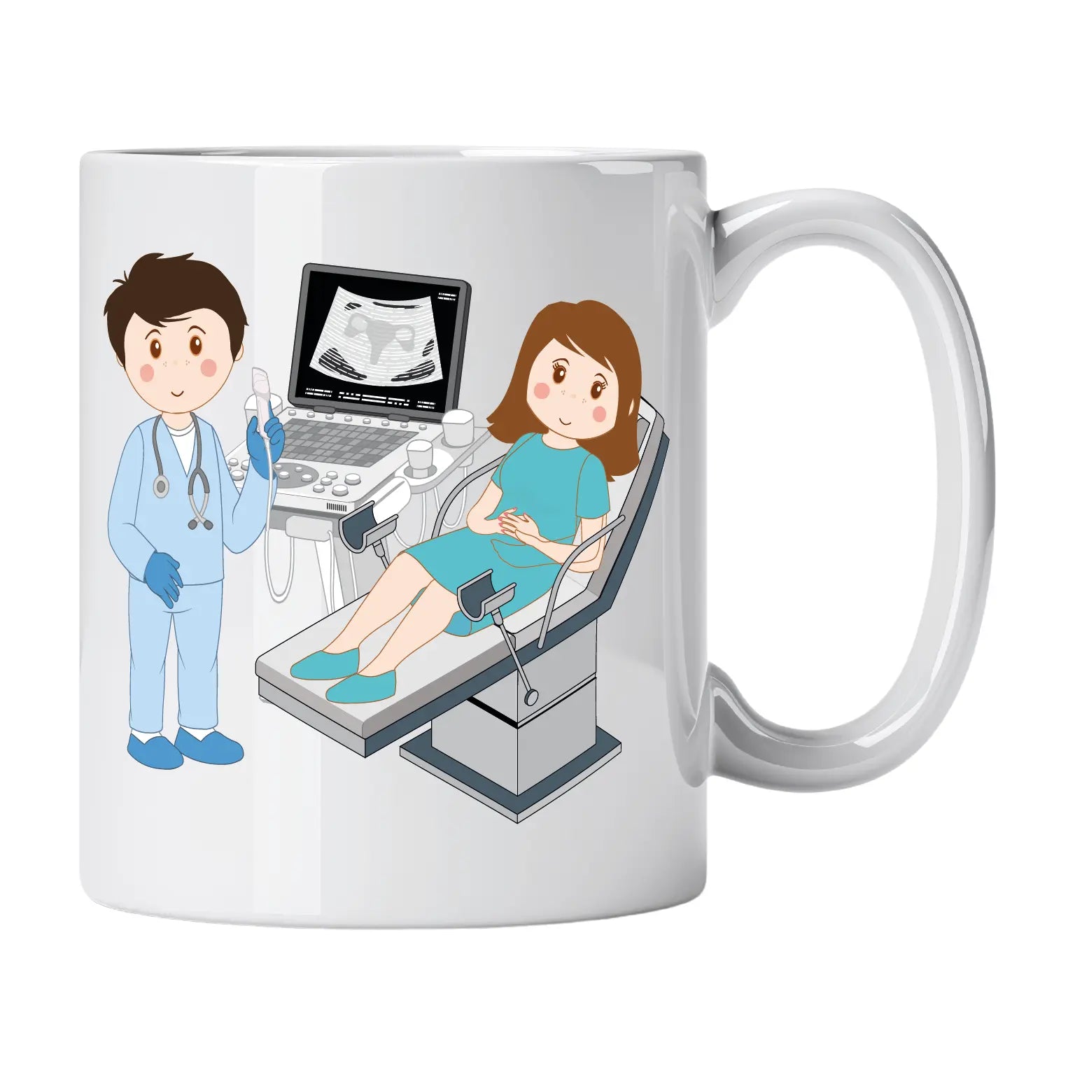 Caneca de Cerâmica Médico Ginecologista | Cucawik
