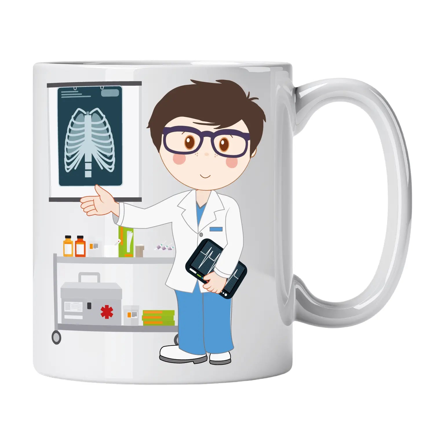 Caneca de Cerâmica Médico Radiologista | Cucawik
