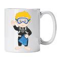 Caneca de Cerâmica Mergulhador Biólogo | Cucawik