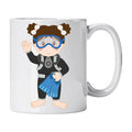 Caneca de Cerâmica Mergulhadora Bióloga | Cucawik