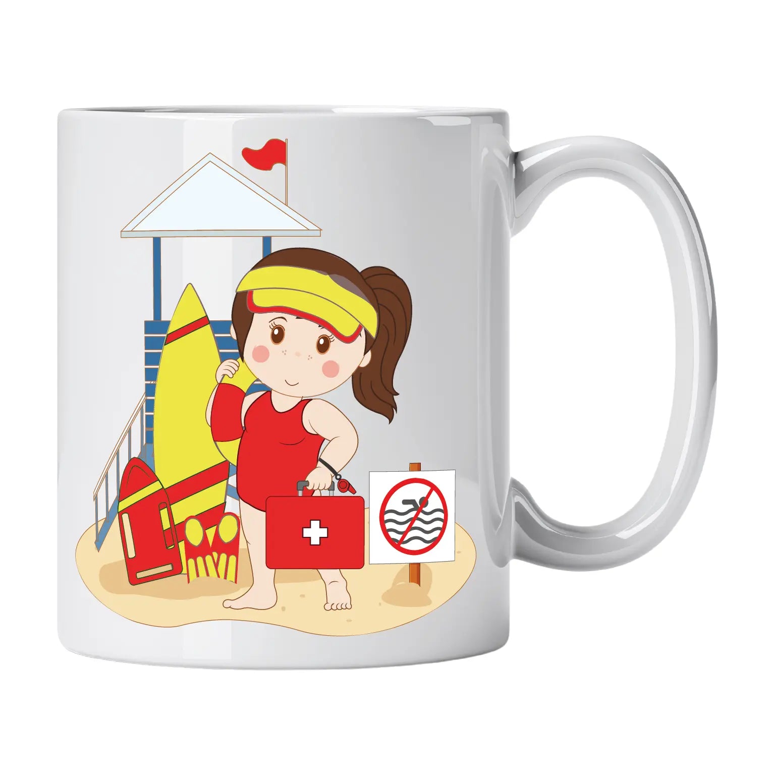 Caneca de Cerâmica Nadadora-Salvadora | Cucawik