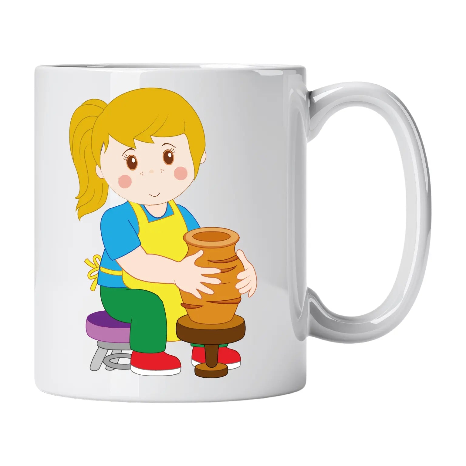Caneca de Cerâmica Oleira | Cucawik
