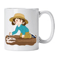 Caneca de Cerâmica Paleontóloga | Cucawik
