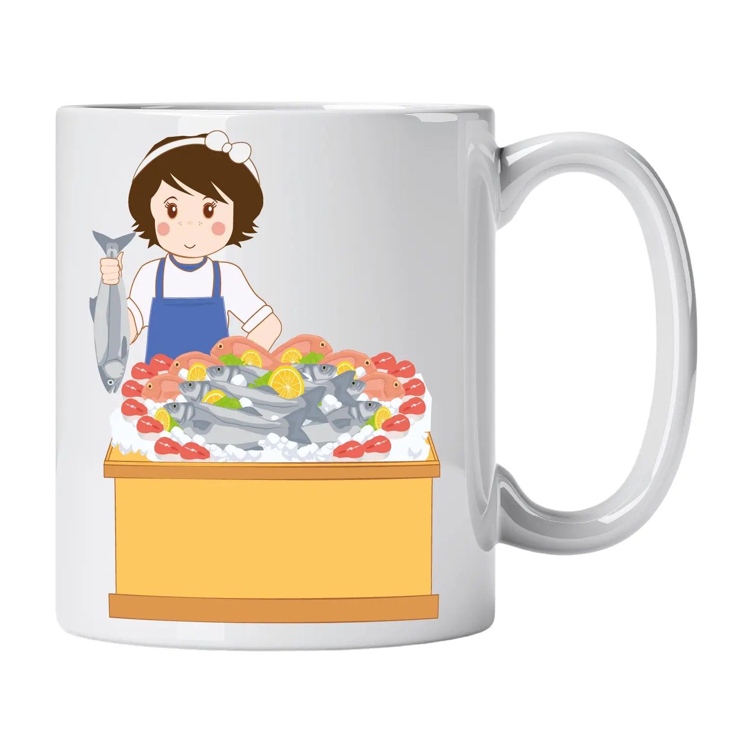 Caneca de Cerâmica Peixeira | Cucawik