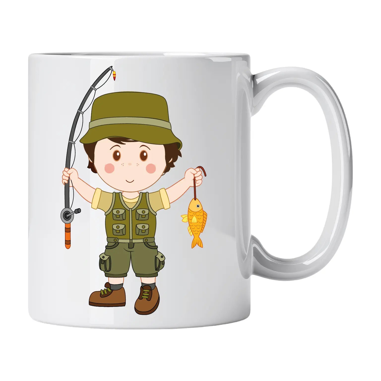 Caneca de Cerâmica Pescador | Cucawik