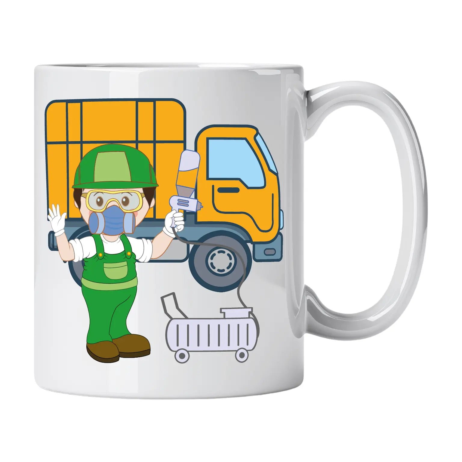 Caneca de Cerâmica Pintor Automóveis | Cucawik