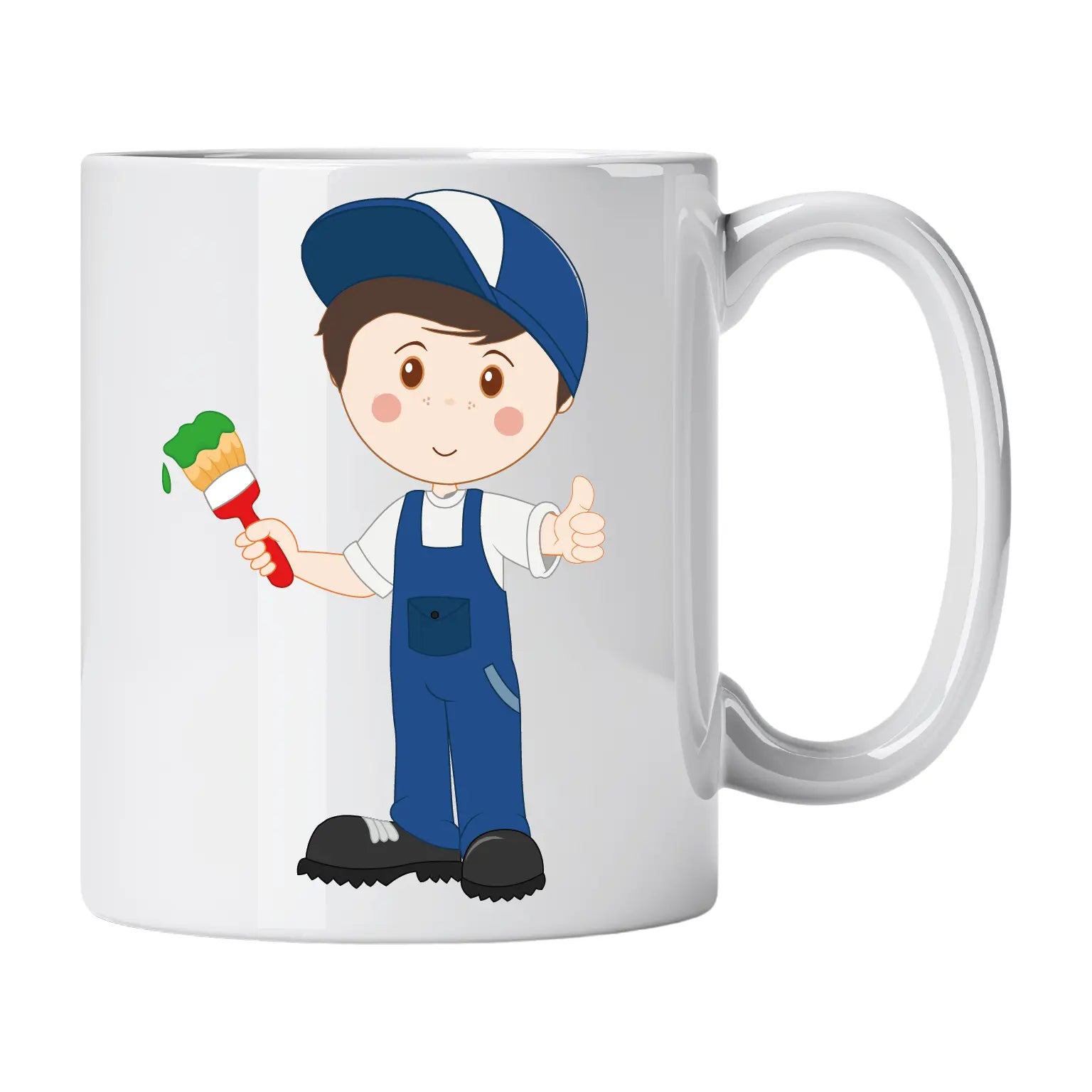 Caneca de Cerâmica Pintor | Cucawik