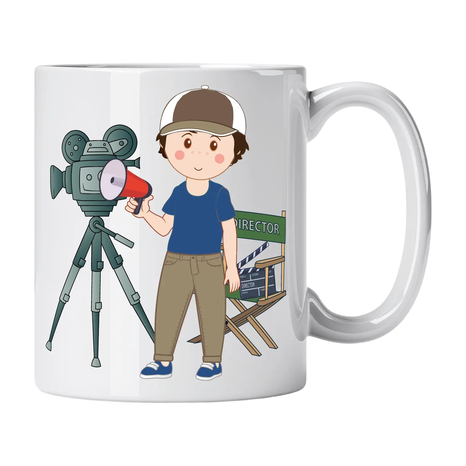 Caneca de Cerâmica Realizador de Cinema | Cucawik