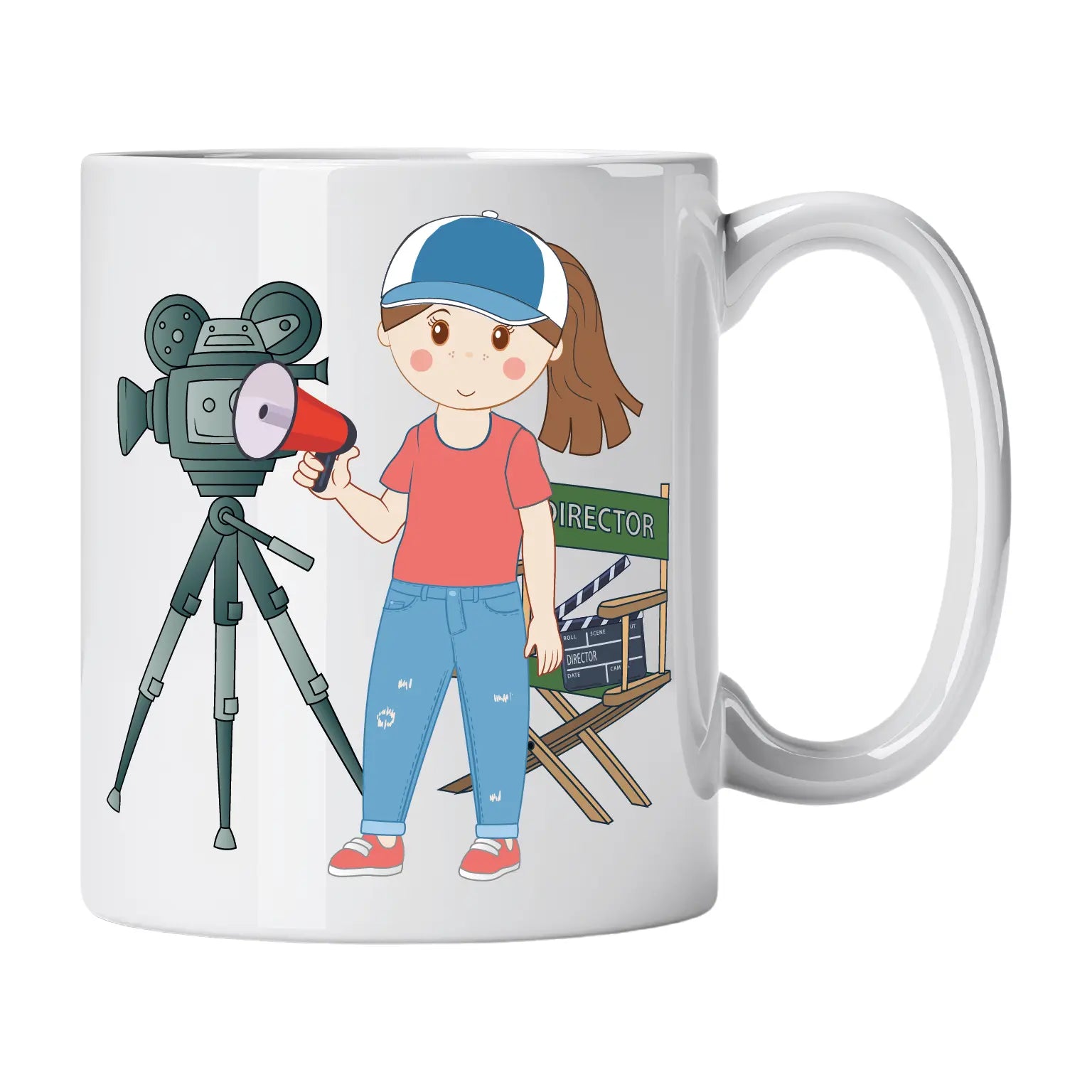Caneca de Cerâmica Realizadora de Cinema | Cucawik