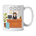 Caneca de Cerâmica Rececionista | Cucawik