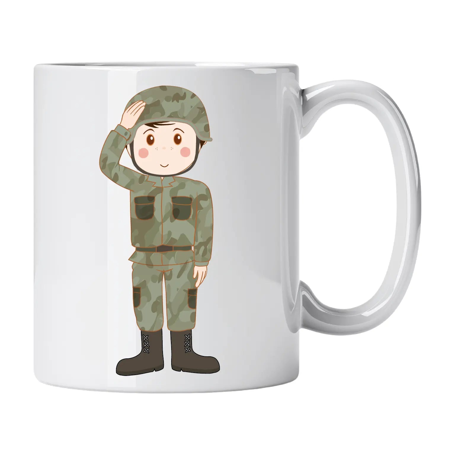 Caneca de Cerâmica Soldado Homem | Cucawik