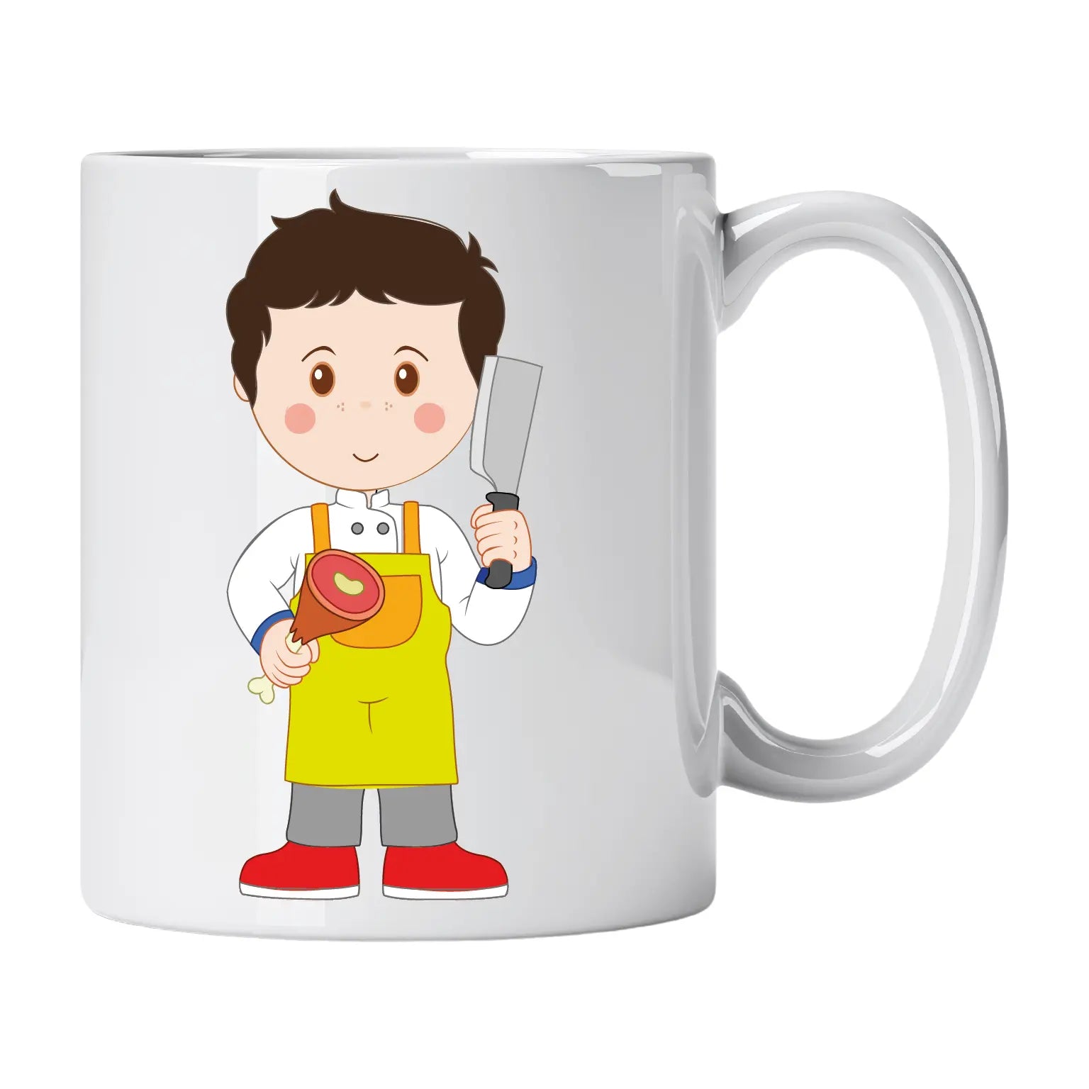 Caneca de Cerâmica Talhante Homem | Cucawik