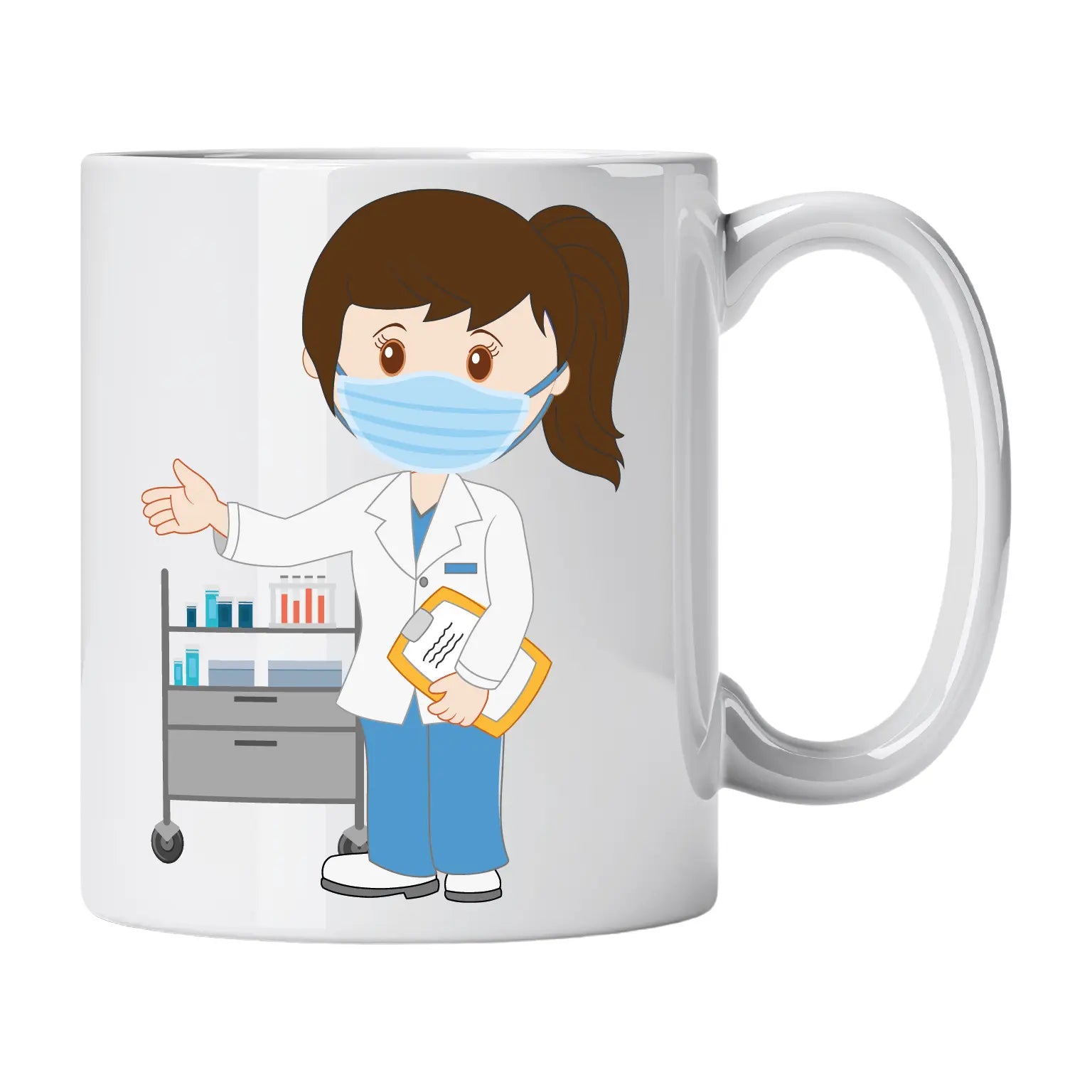 Caneca de Cerâmica Técnica Auxiliar de Saúde | Cucawik
