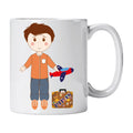 Caneca de Cerâmica Travel Blogger Homem | Cucawik