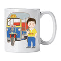 Caneca de Cerâmica Motrista de Tuk Tuk | Cucawik