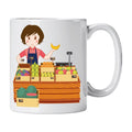 Caneca de Cerâmica Vendedora de Fruta | Cucawik