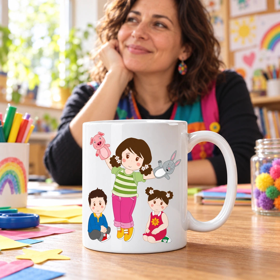 Caneca de Cerâmica Animadora Sociocultural — lifestyle | Cucawik