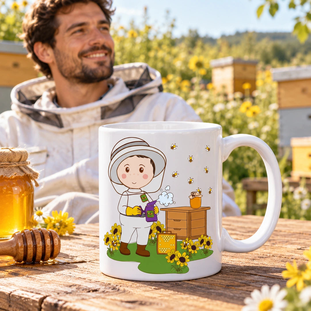 Caneca de Cerâmica Apicultor — lifestyle | Cucawik