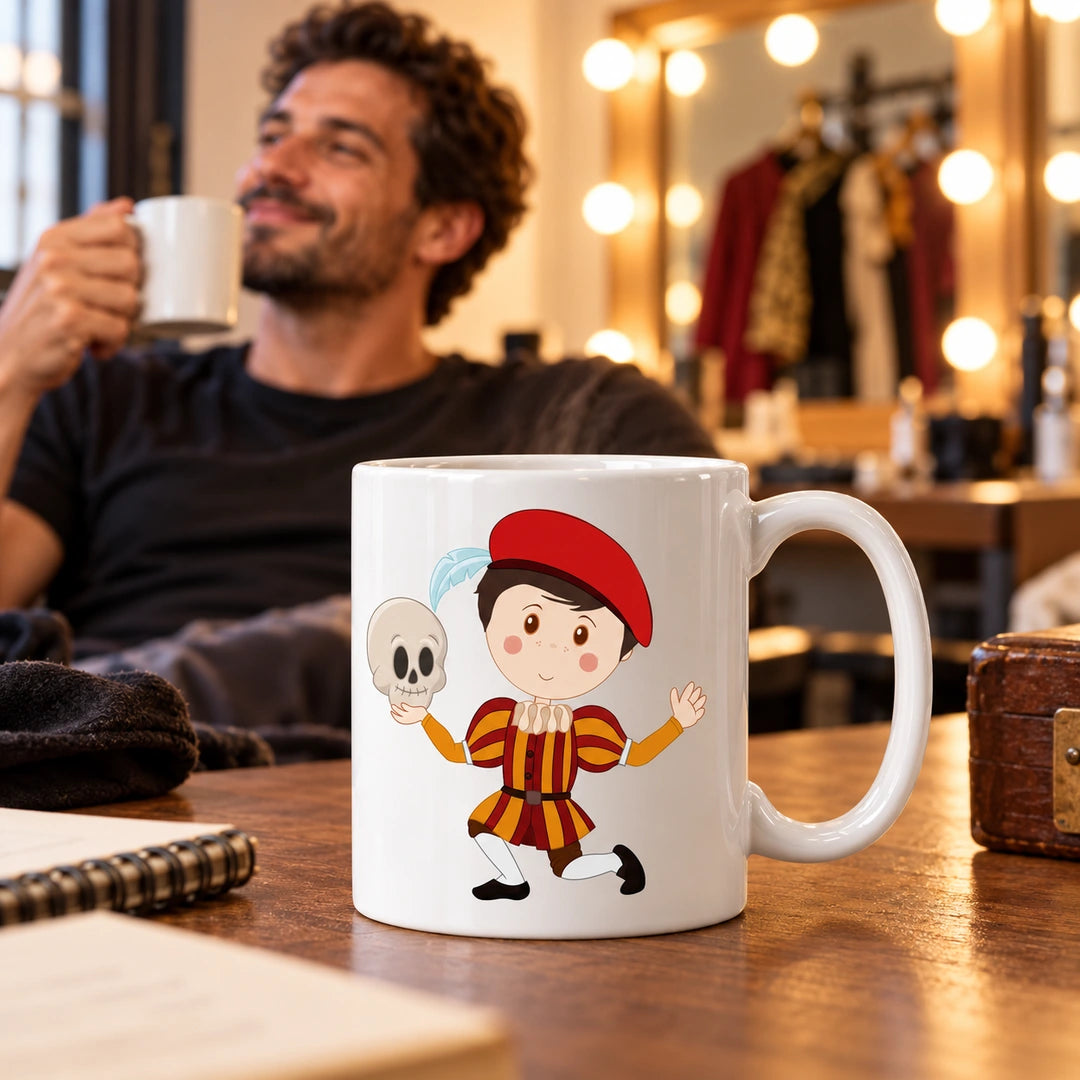 Caneca de Cerâmica Ator de Teatro — lifestyle | Cucawik