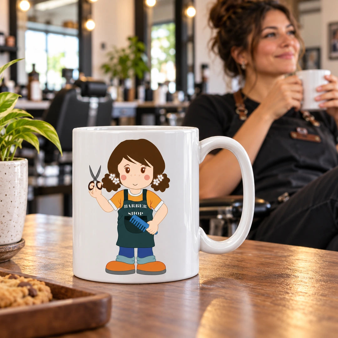 Caneca de Cerâmica Barbeira — lifestyle | Cucawik