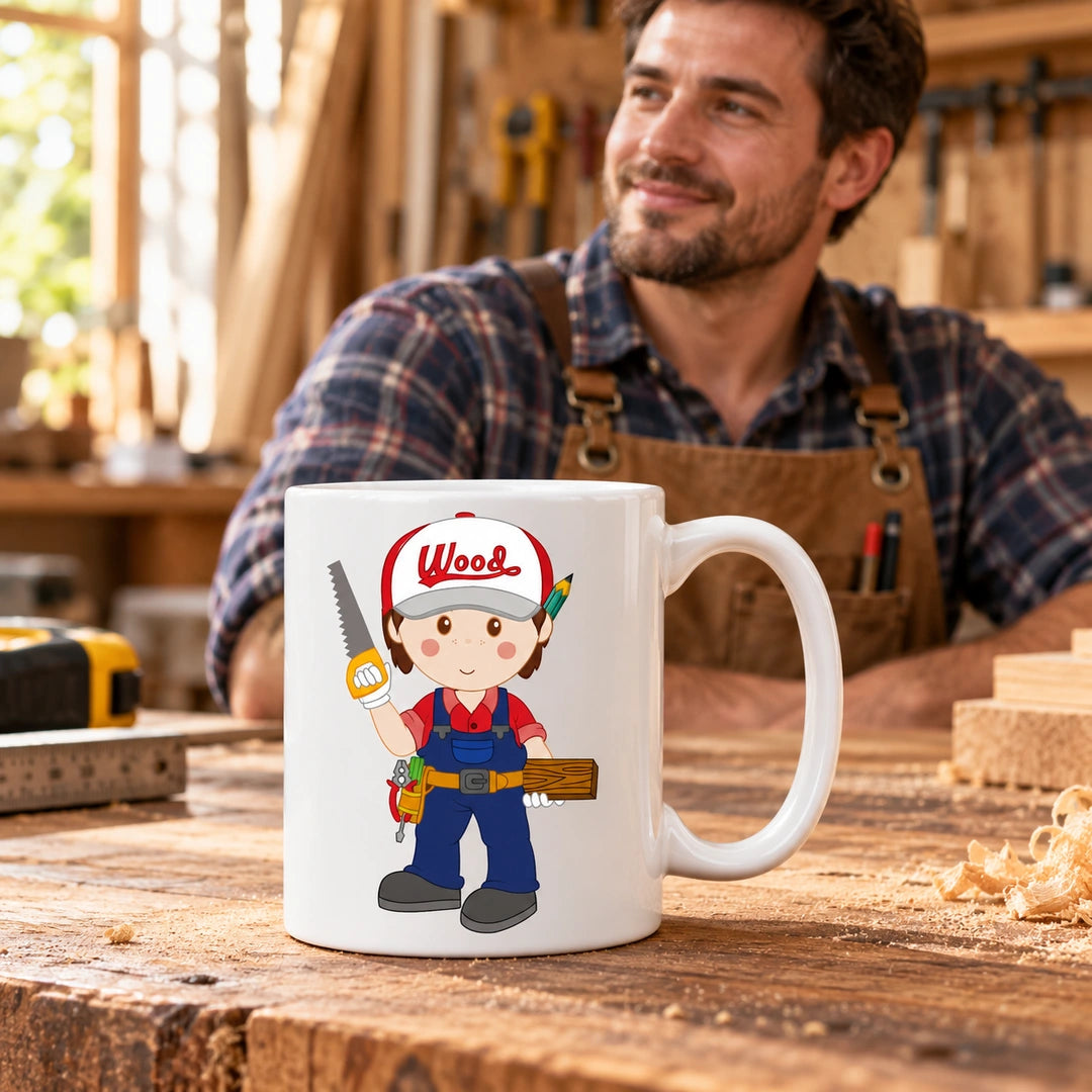 Caneca de Cerâmica Carpinteiro — lifestyle | Cucawik