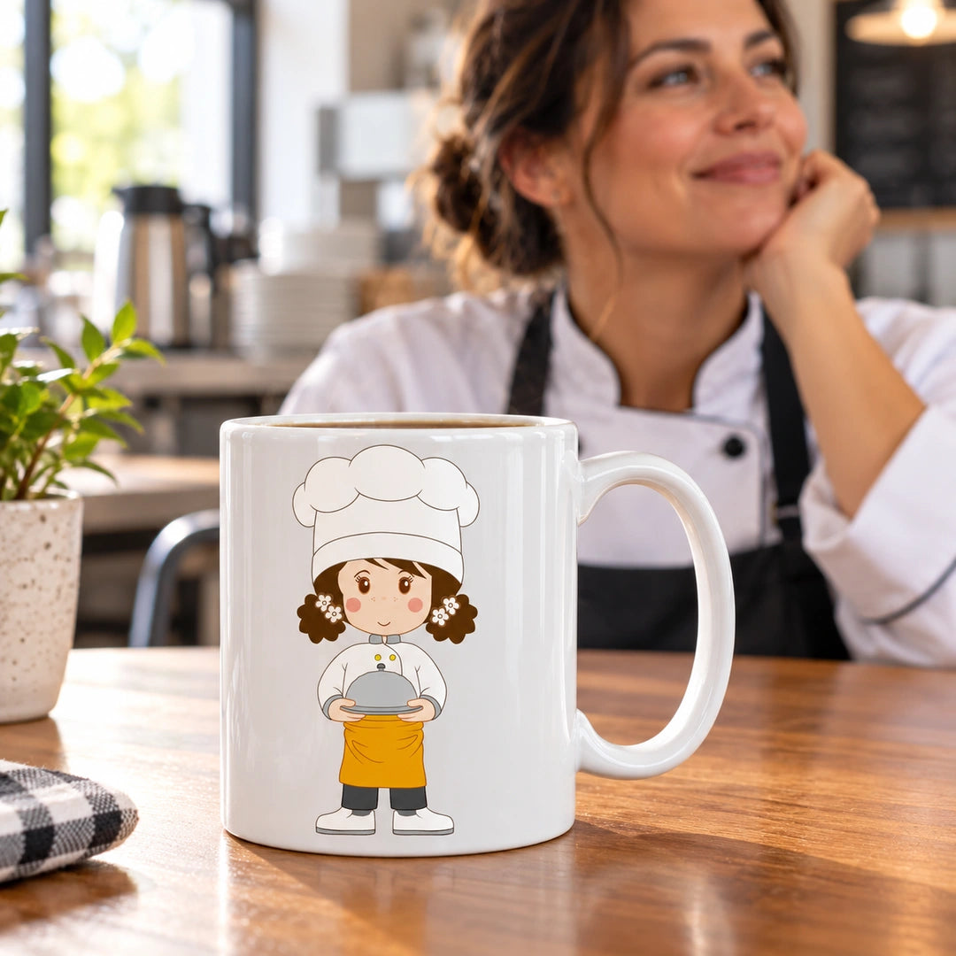 Caneca de Cerâmica Cozinheira — lifestyle | Cucawik